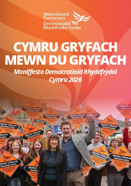 Maniffesto Democratiaid Rhyddfrydol Cymru 2026