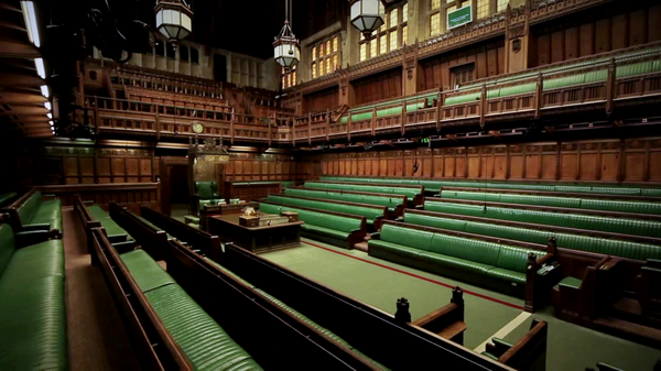 A photo of the House of Commons Chamber